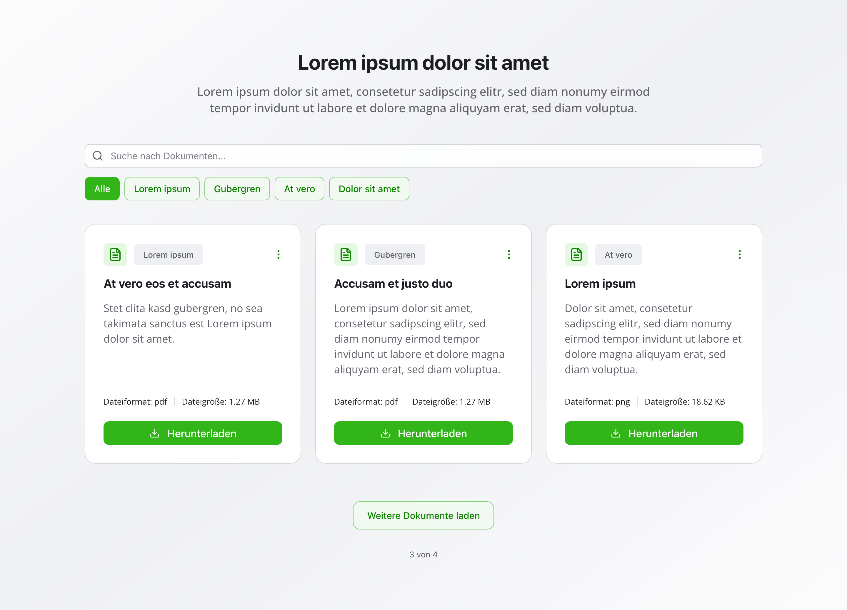 Beispiel eines Downloads