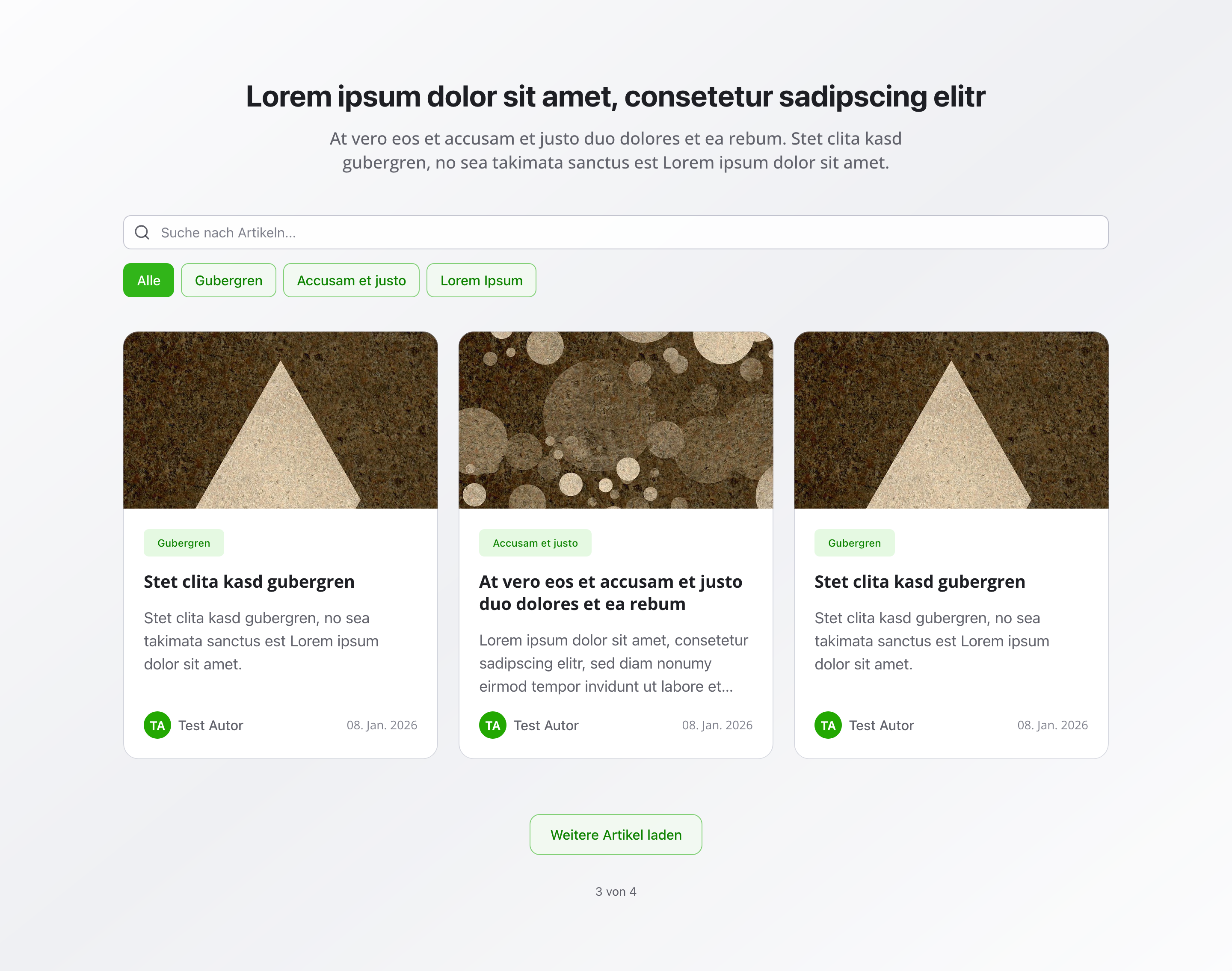 Beispiel einer Nachricht